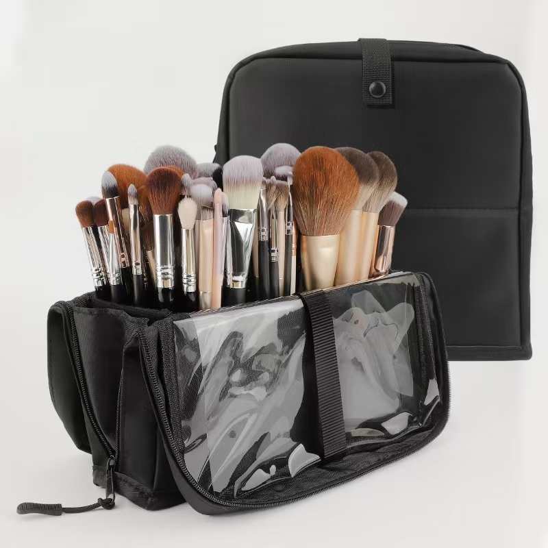 Beauty Preservation Makeup Bag - Grande borsa per trucco pieghevole nera