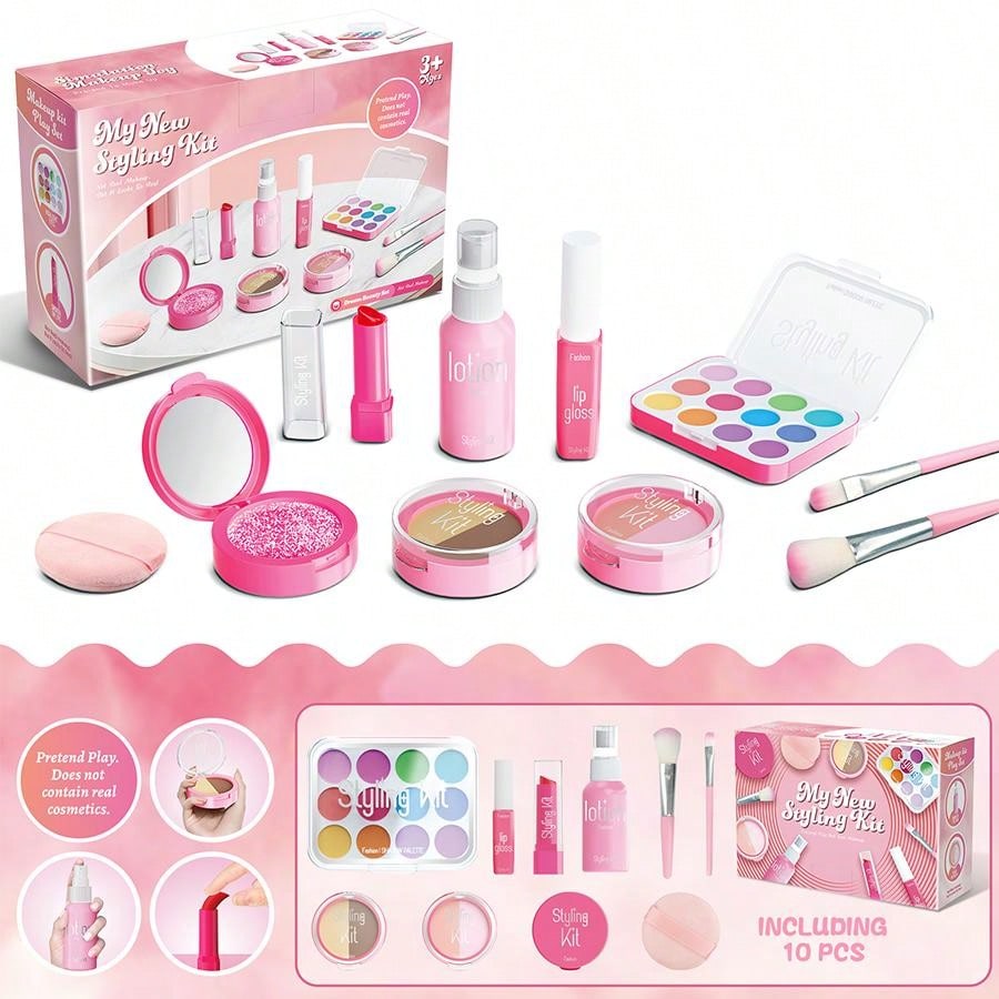 Beauty Makeup Kit For Girls - Set da gioco per il trucco
