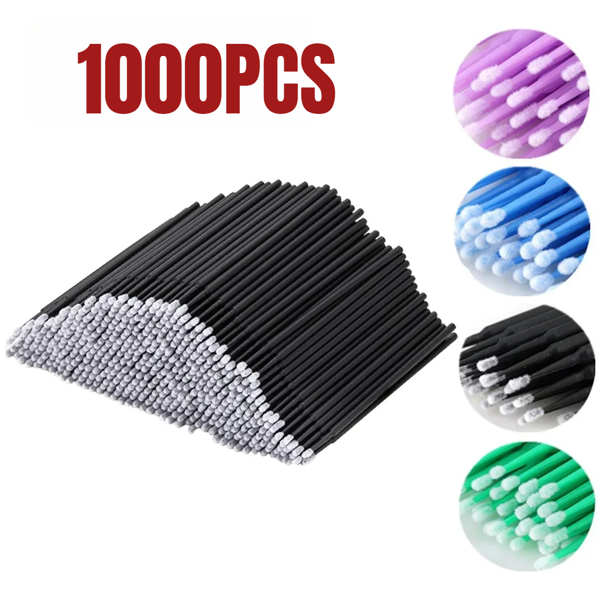Beauty Makeup Tools - 1000/500PCS Spazzola per la pulizia delle