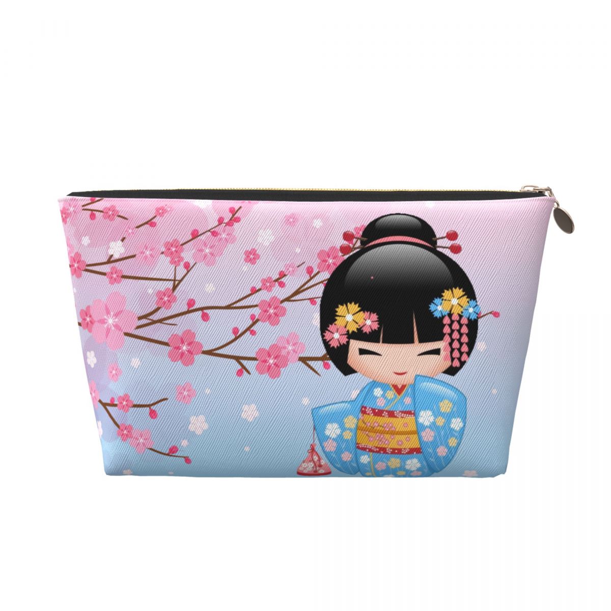 Beauty Makeup Kit For Girls - Custom Travel Kokeshi Doll Toiletry Bag