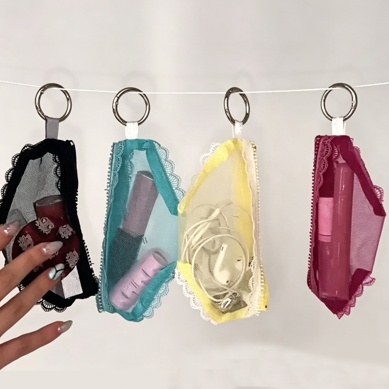 Beauty Preservation Makeup Bag - Borsa da Toilette Trasparente in Rete
