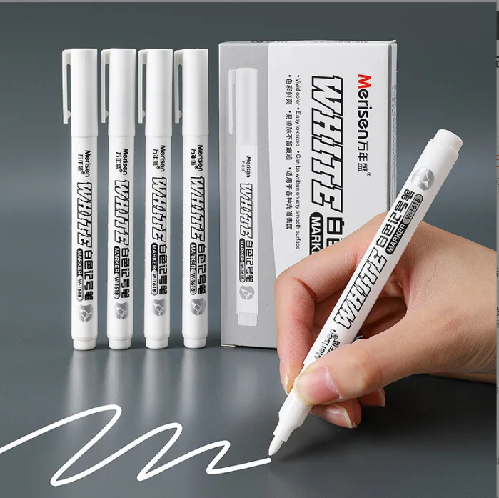 Beauty Makeup Pictures - 1 pz pennarelli bianchi vernice oleosa