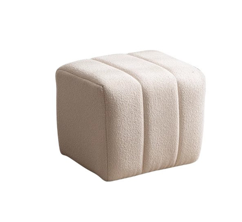 Makeup Beauty Lounge - Pouf poggiapiedi grigio per corridoio, camera