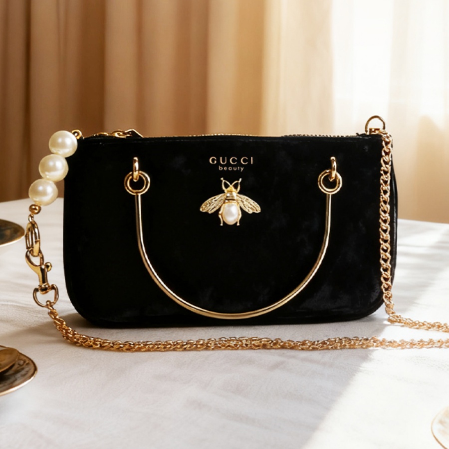Ysl Beauty Makeup - Borsa Gucci da Donna in Velluto