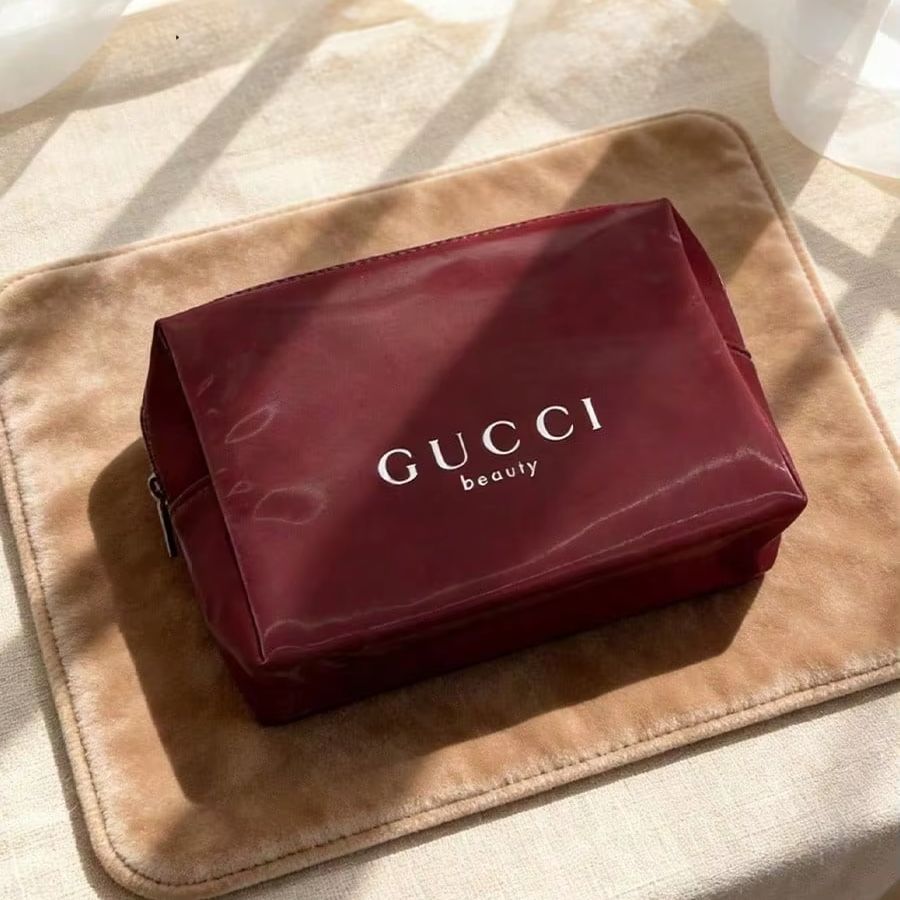 Ysl Beauty Makeup - Borsa Gucci in tela rossa resistente,