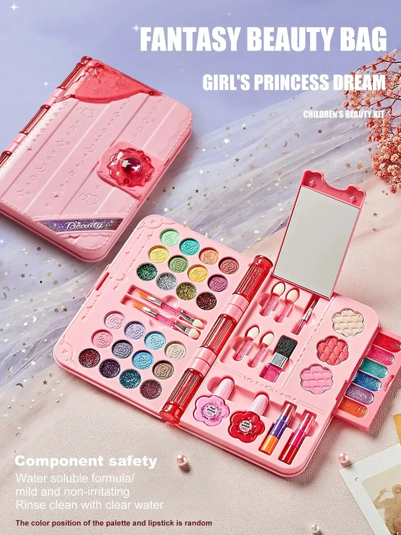 Beauty Makeup Kit For Girls - Kit Trucco Lavabile per Bambine -