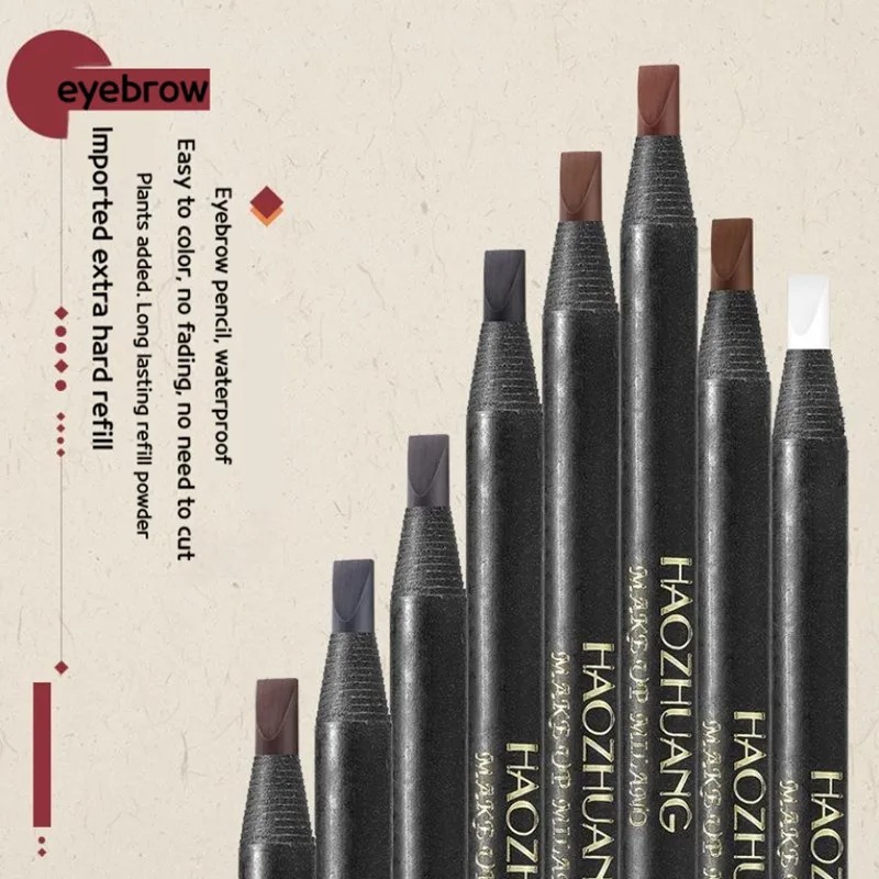 Eyebrow Pomade Pencil - 5 pezzi Haozhuang matita per sopracciglia