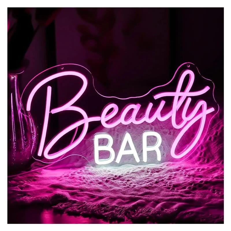 Insegna al neon Beauty Bar con - Beauty Makeup Bar recensione e prezzo