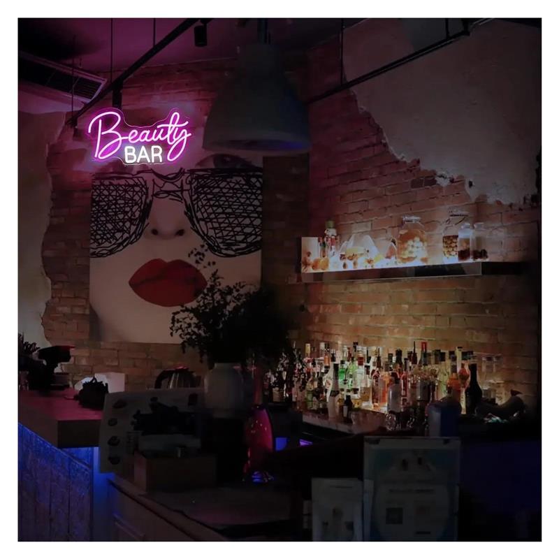 Insegna al neon Beauty Bar con - Beauty Makeup Bar recensione e prezzo