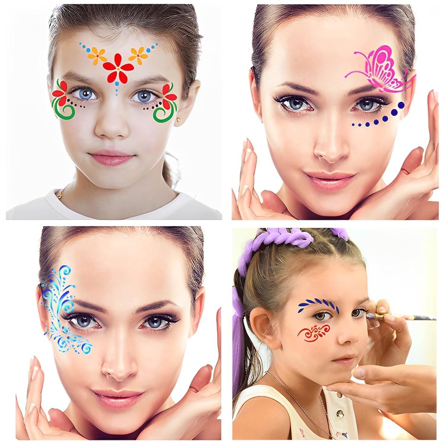 Kit di 28 Stencil per Trucco V - Beauty Makeup Pictures recensione e prezzo