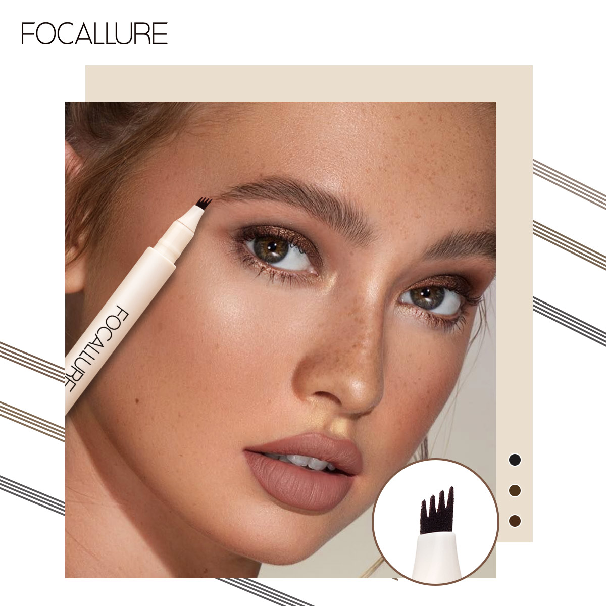 All'ingrosso FOCALLURE 4 forch - Eyebrow Pomade Pencil recensione e prezzo