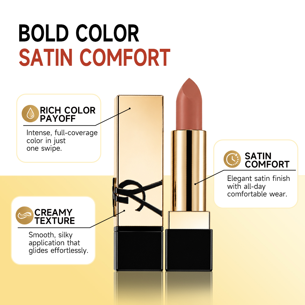 Rossetto Satinato YSL Rouge Pu - Ysl Beauty Makeup recensione e prezzo