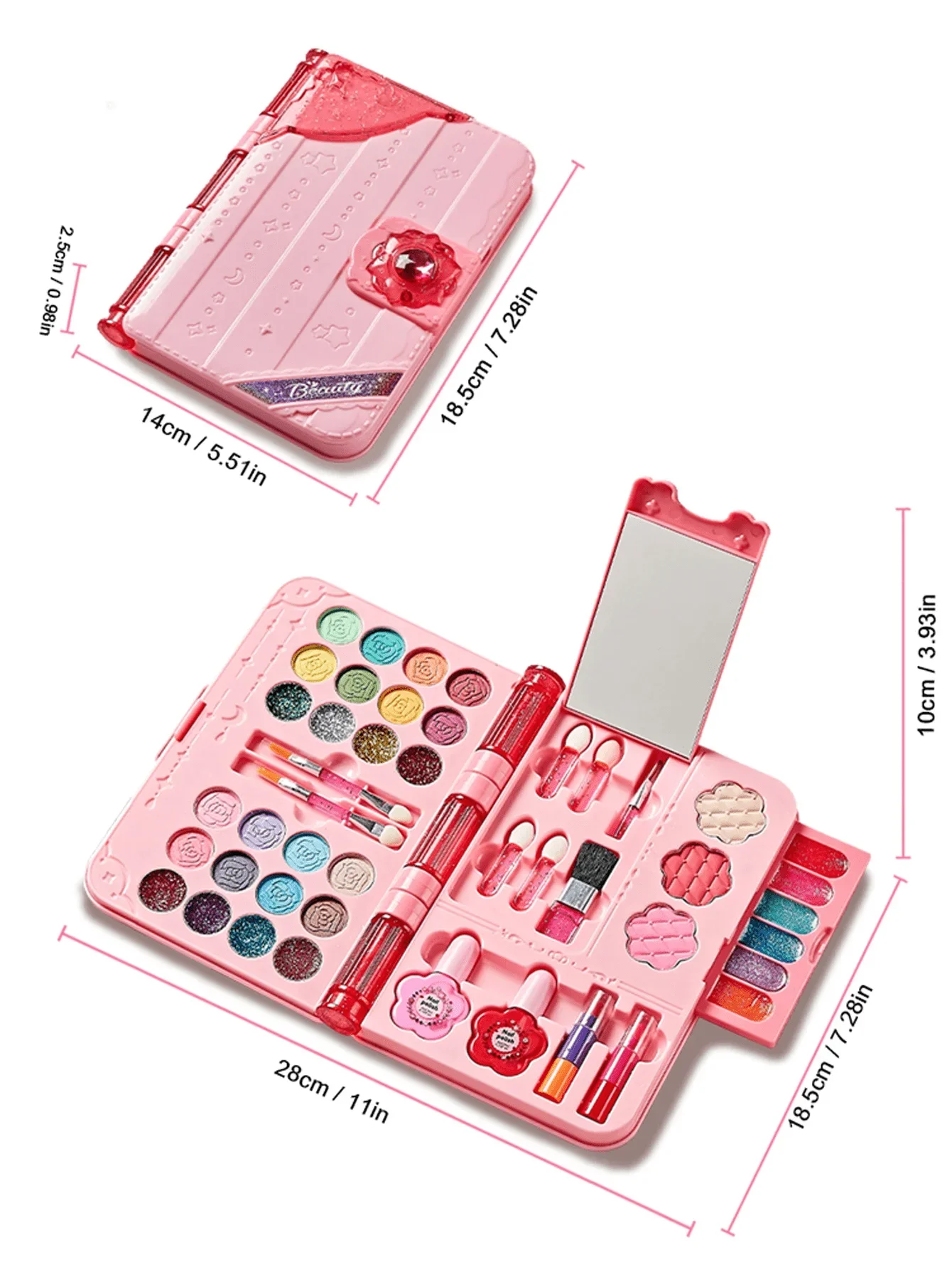Kit Trucco Lavabile per Bambin - Beauty Makeup Kit For Girls recensione e prezzo
