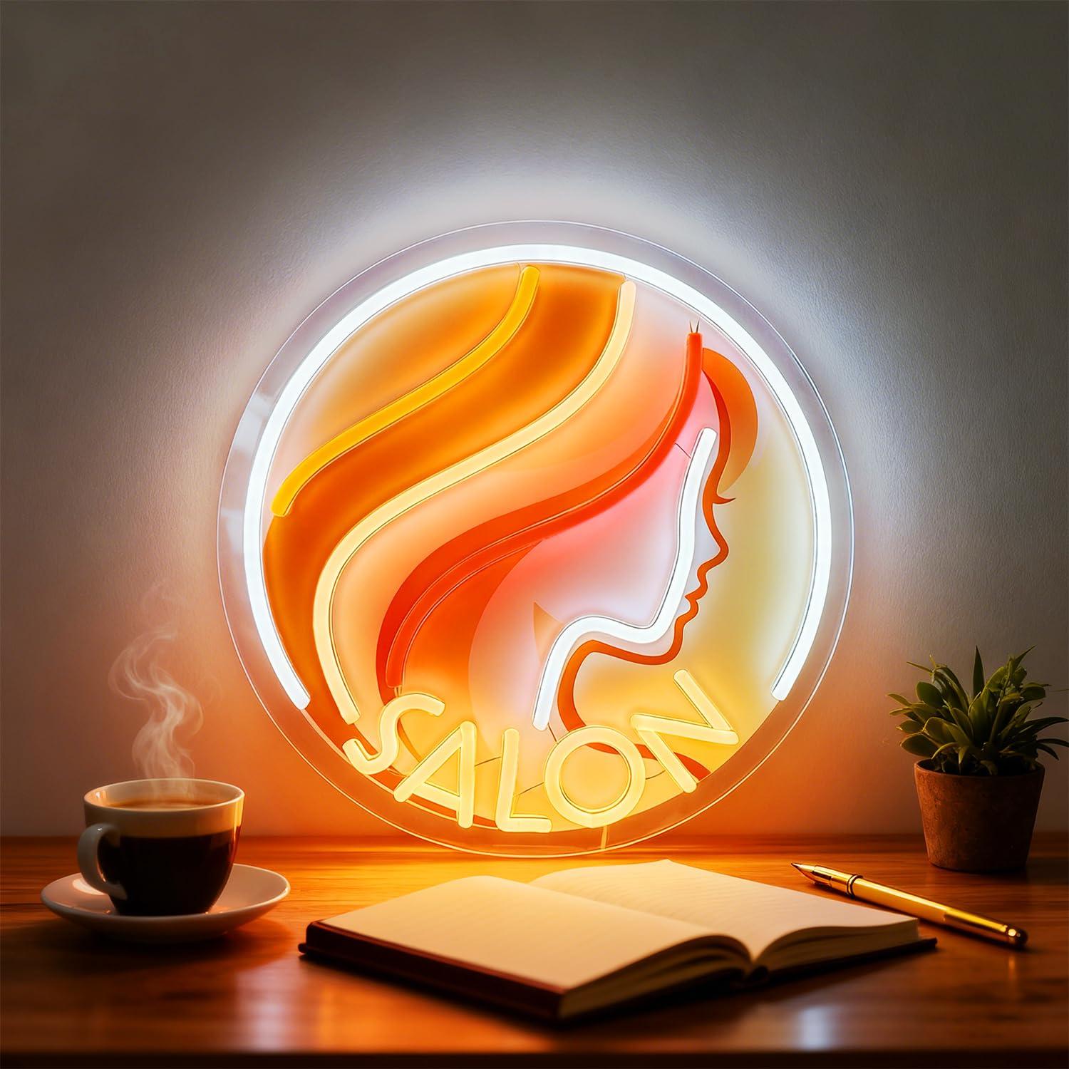Insegna al neon Lady Profile S - Makeup Beauty Lounge recensione e prezzo